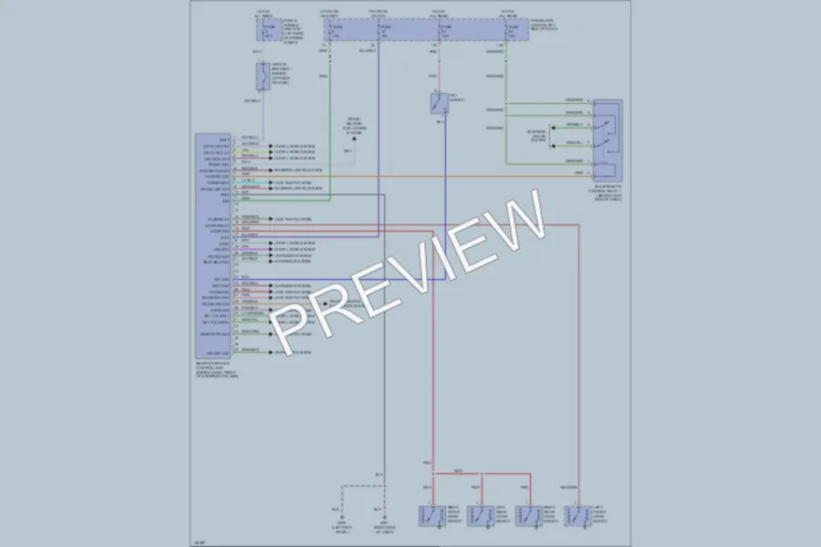 2000 Nissan Altima Body Computer wiring diagram preview