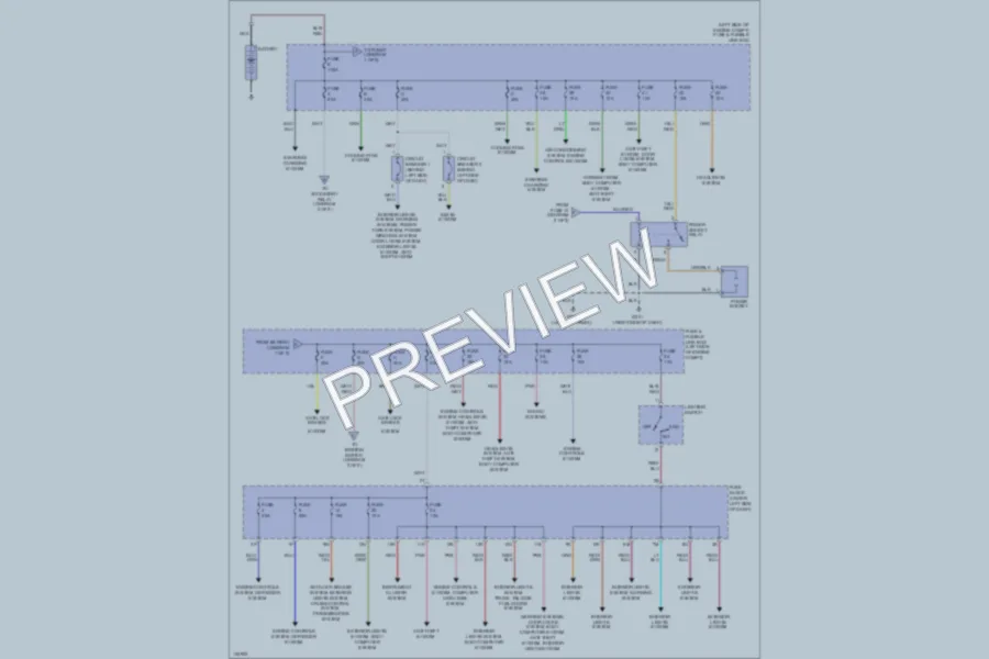 2000 Nissan Altima Power Distribution wiring diagram preview