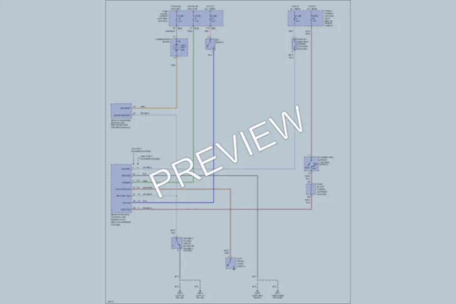 2000 Nissan Altima Warning Systems wiring diagram preview