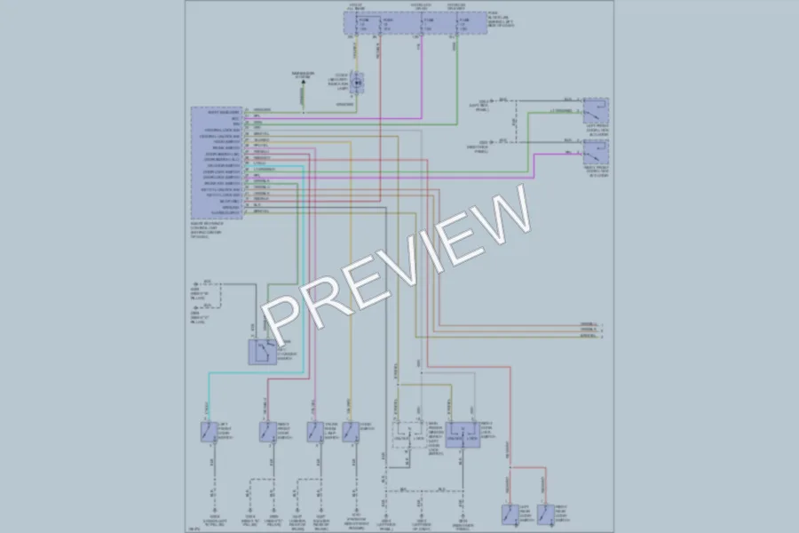 2000 Nissan Maxima Anti Theft wiring diagram preview