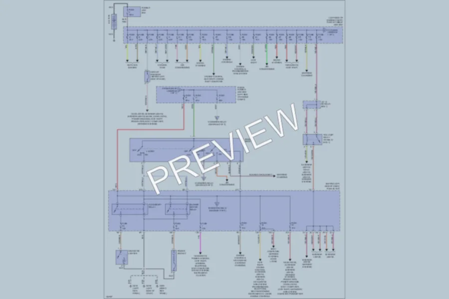 2000 Nissan Maxima Power Distribution wiring diagram preview