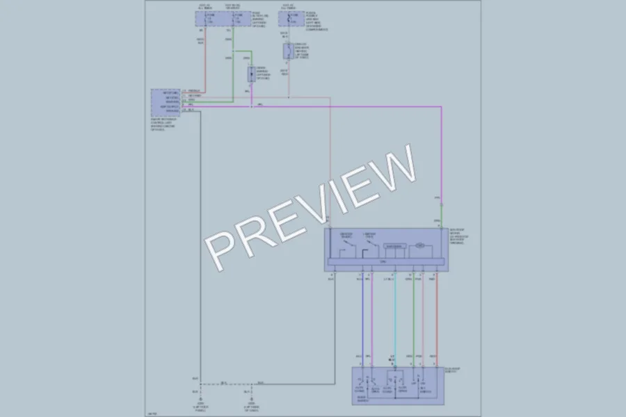 2000 Nissan Maxima Power Top Sunroof wiring diagram preview