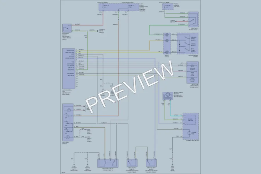 2000 Nissan Pathfinder Cruise Control wiring diagram preview