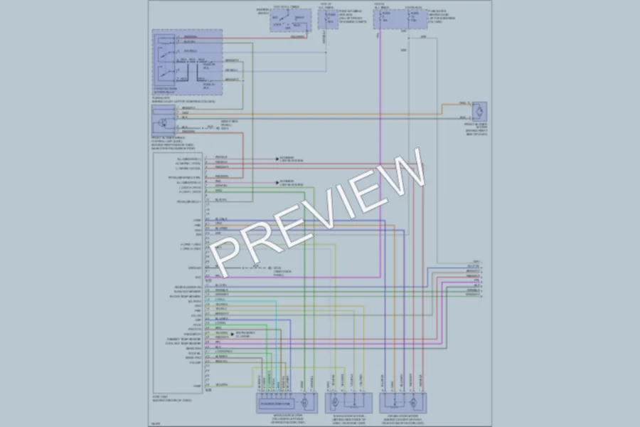 2000 Nissan Quest Air Conditioning wiring diagram preview