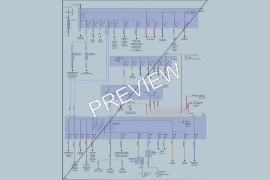 2000 Nissan Quest Power Distribution wiring diagram preview