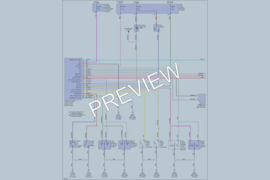 2000 Nissan Sentra Anti Theft wiring diagram preview