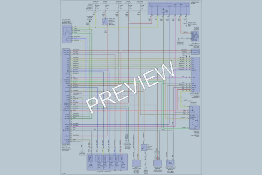 2000 Nissan Sentra Transmission wiring diagram preview