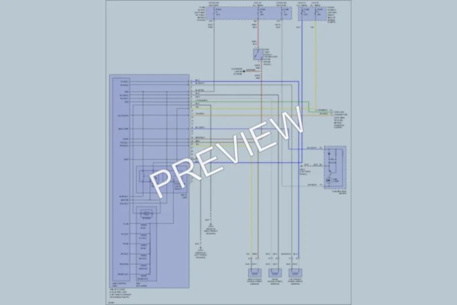 2000 Nissan Xterra Anti Lock Brakes wiring diagram preview