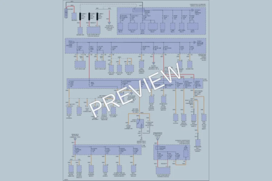 2000 Oldsmobile Intrigue Power Distribution wiring diagram preview
