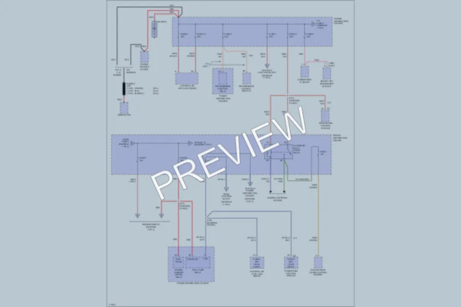 2000 Plymouth Breeze Power Distribution wiring diagram preview
