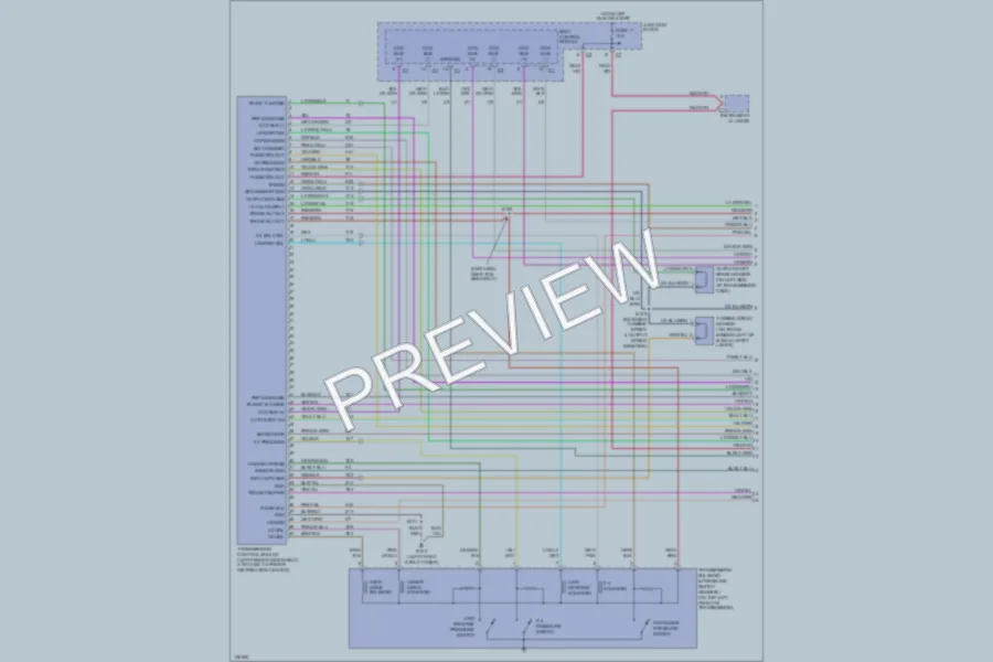 2000 Plymouth Breeze Transmission wiring diagram preview