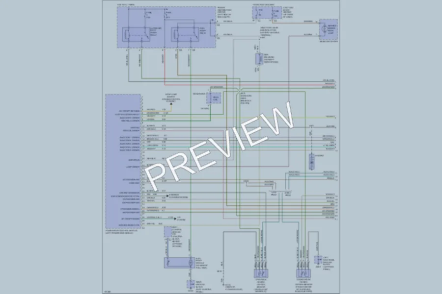 2000 Plymouth GrandVoyager Engine Performance wiring diagram preview