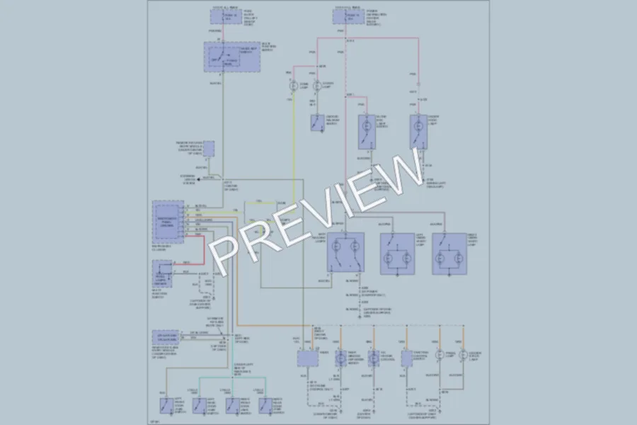 2000 Plymouth Neon Interior Lights wiring diagram preview