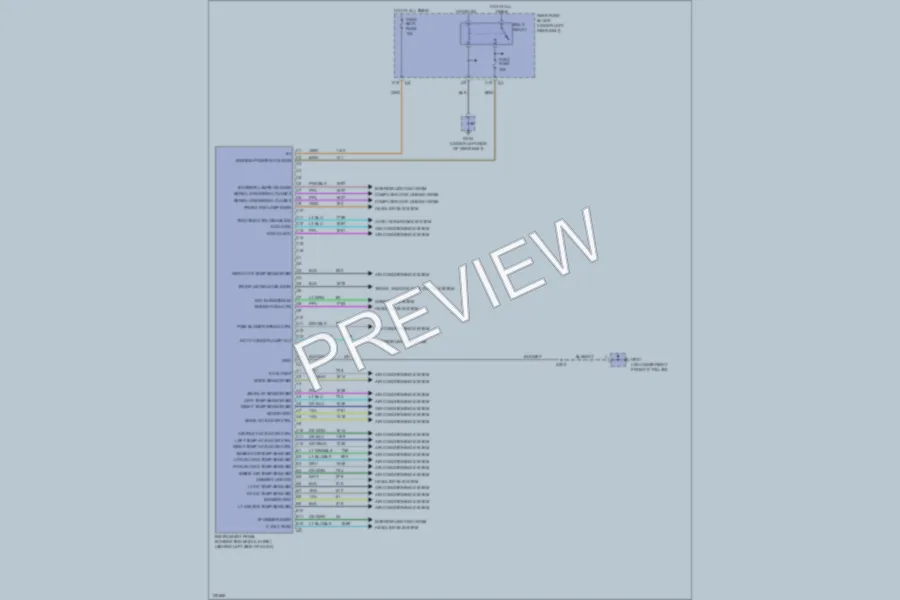 2000 Pontiac Bonneville Body Computer wiring diagram preview