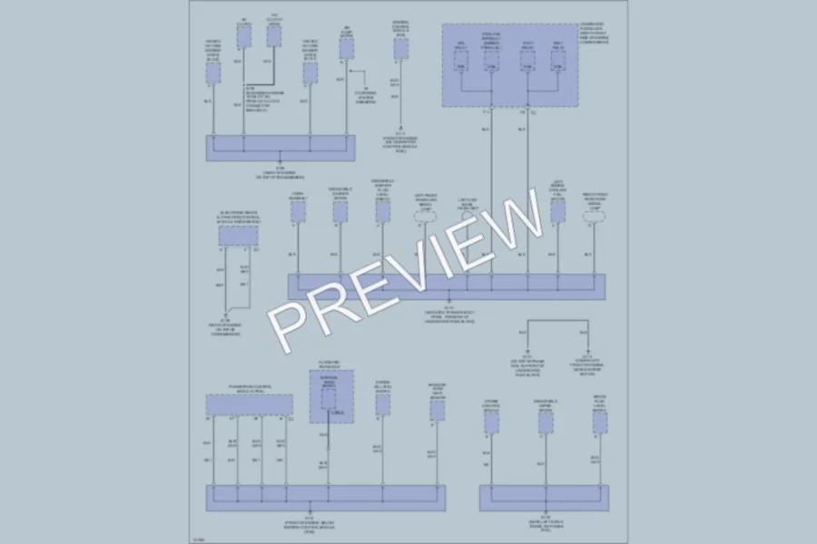 2000 Pontiac Bonneville Ground Distribution wiring diagram preview