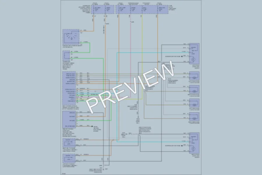 2000 Pontiac GrandPrix Power Door Locks wiring diagram preview