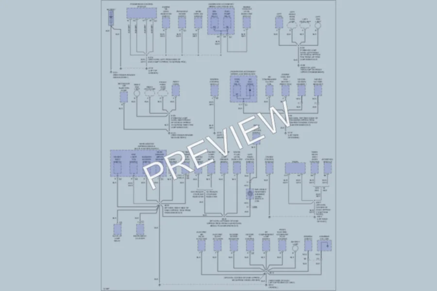 2000 Pontiac Montana Ground Distribution wiring diagram preview