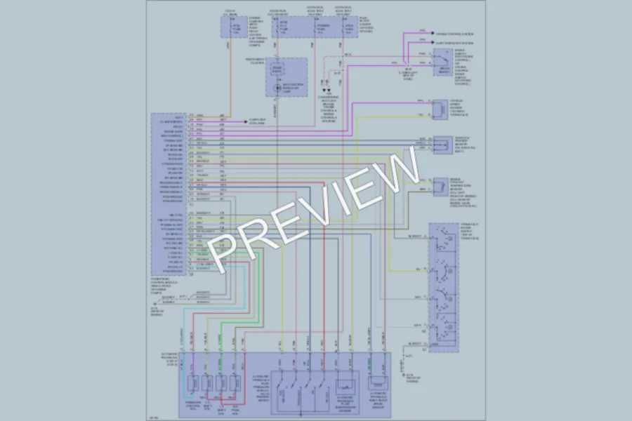 2000 Pontiac Sunfire Transmission wiring diagram preview