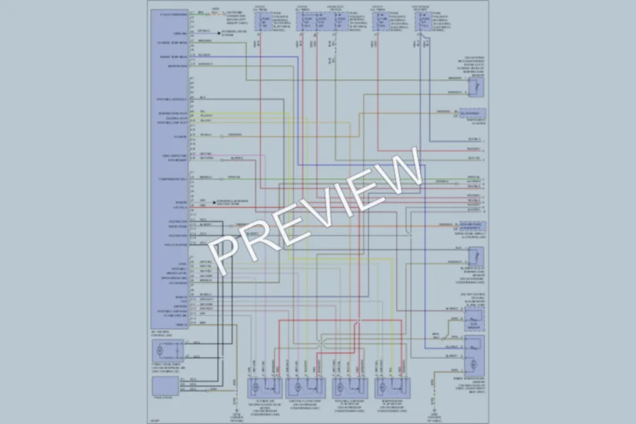 2000 Porsche 911 Air Conditioning wiring diagram preview