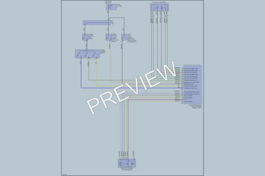 2000 Porsche 911 Cruise Control wiring diagram preview