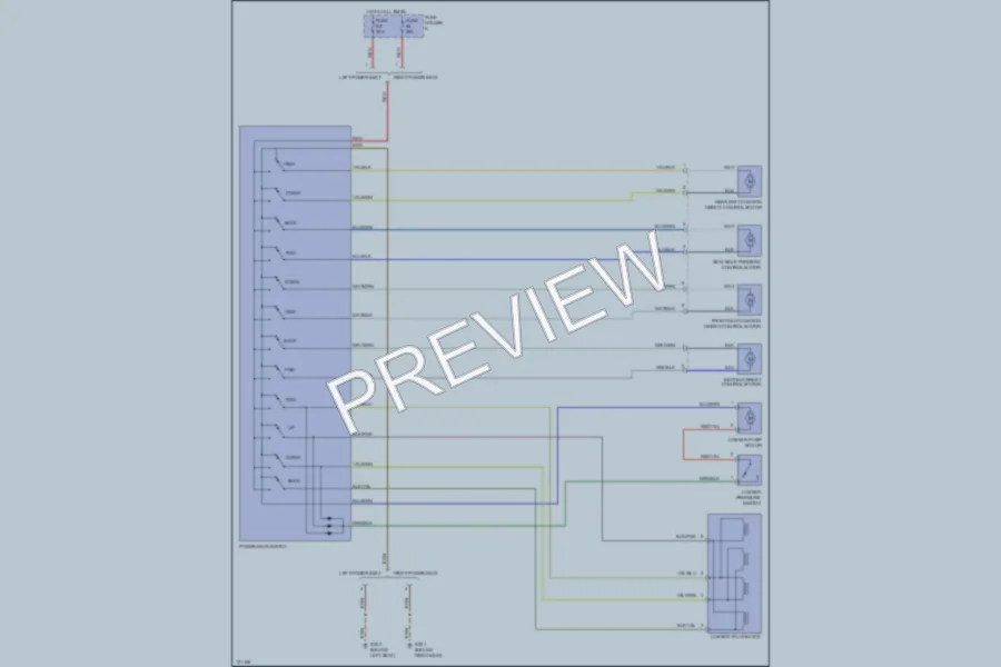 2000 Porsche 911 Power Seats wiring diagram preview