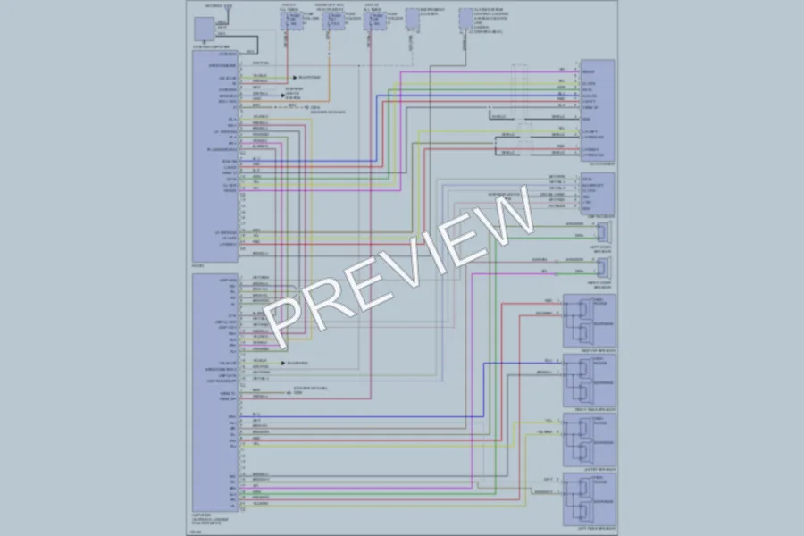 2000 Porsche 911 Radio wiring diagram preview