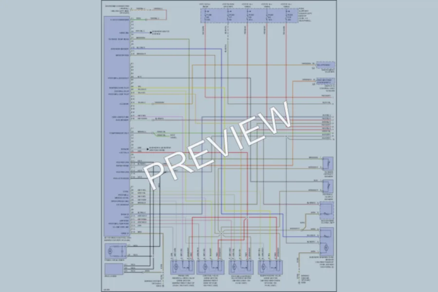 2000 Porsche Boxster Air Conditioning wiring diagram preview