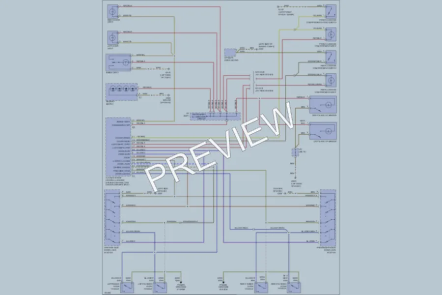 2000 Porsche Boxster Interior Lights wiring diagram preview