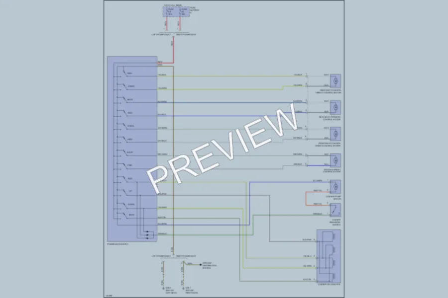 2000 Porsche Boxster Power Seats wiring diagram preview