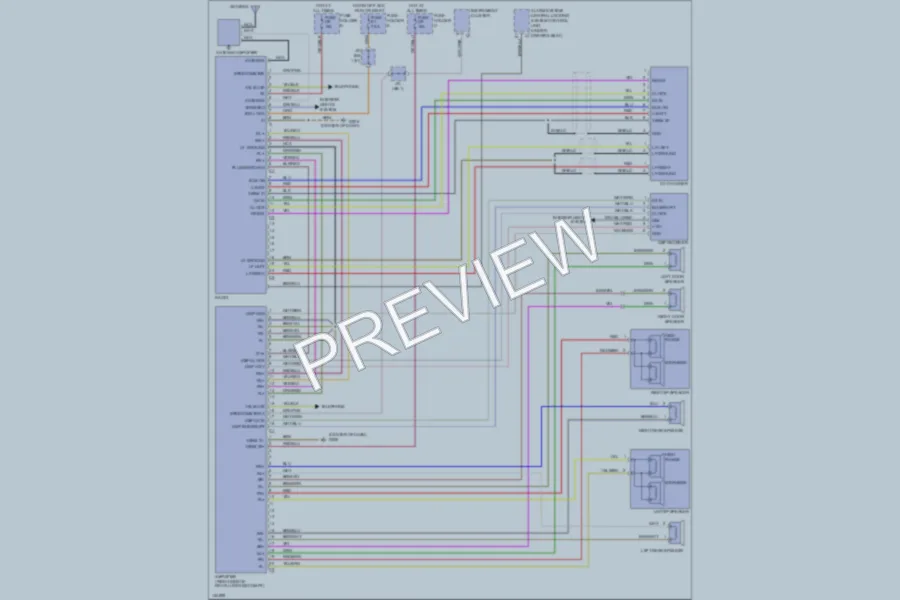 2000 Porsche Boxster Radio wiring diagram preview