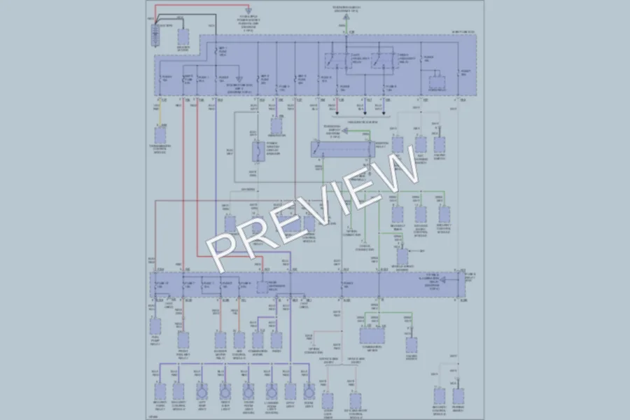 2000 Subaru Legacy Power Distribution wiring diagram preview