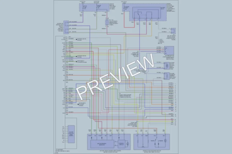 2000 Toyota 4Runner Air Conditioning wiring diagram preview