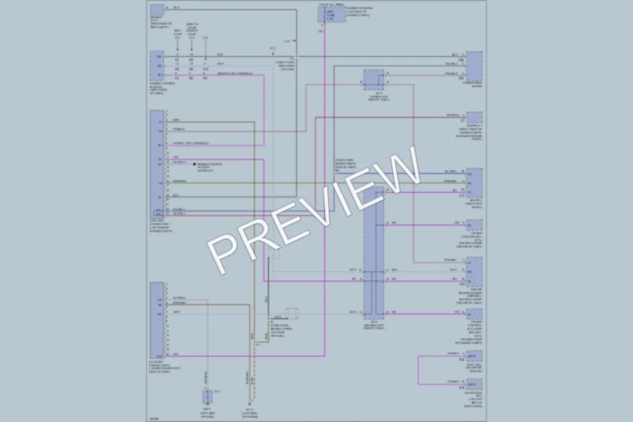 2000 Toyota 4Runner Computer Data Lines wiring diagram preview