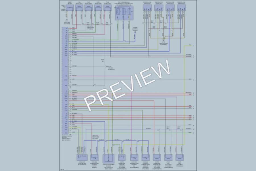 2000 Toyota 4Runner Engine Performance wiring diagram preview