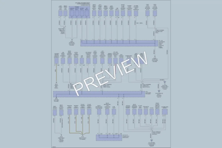 2000 Toyota 4Runner Ground Distribution wiring diagram preview