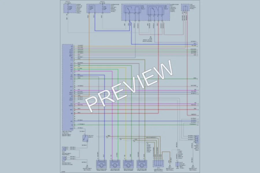 2000 Toyota Avalon Anti Lock Brakes wiring diagram preview