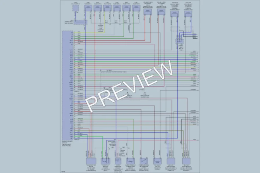 2000 Toyota Avalon Engine Performance wiring diagram preview
