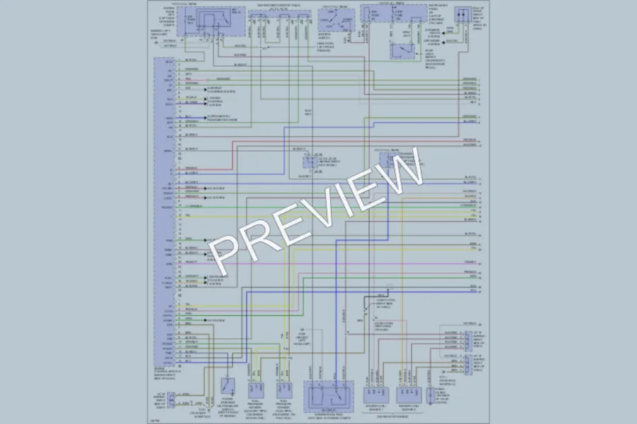 2000 Toyota Camry Engine Performance wiring diagram preview