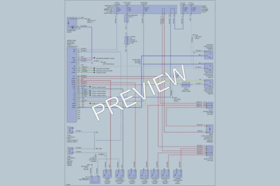 2000 Toyota Corolla Anti Theft wiring diagram preview