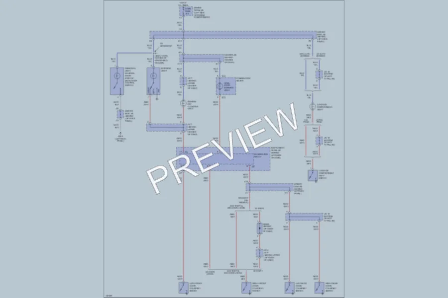 2000 Toyota Corolla Interior Lights wiring diagram preview