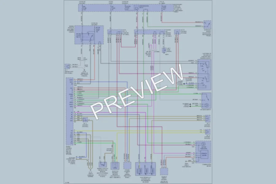 2000 Toyota Corolla Transmission wiring diagram preview