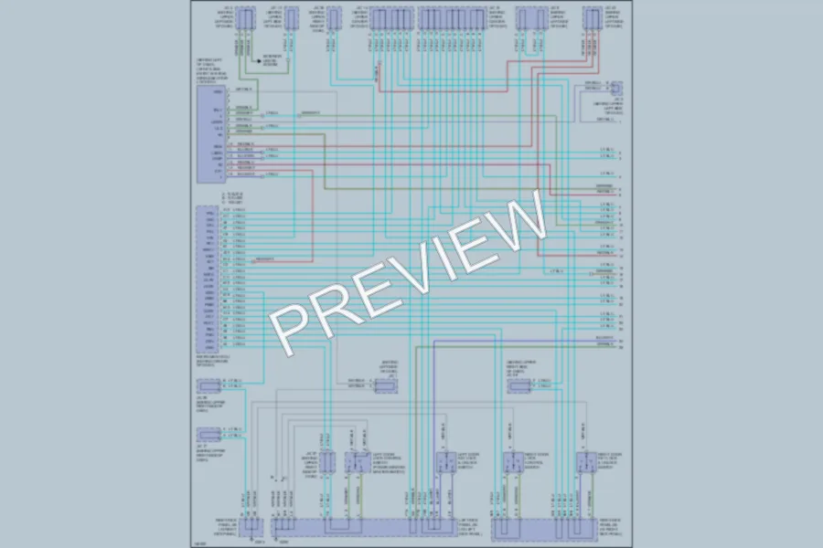 2000 Toyota LandCruiser Anti Theft wiring diagram preview