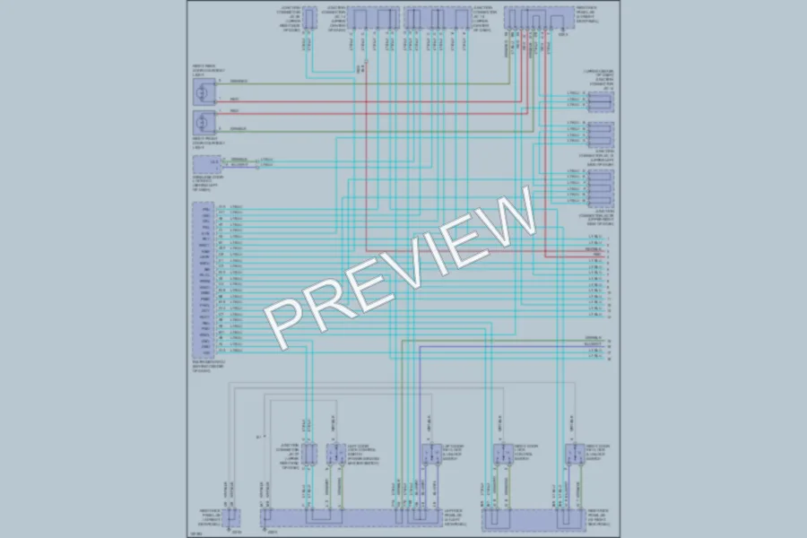 2000 Toyota LandCruiser Interior Lights wiring diagram preview