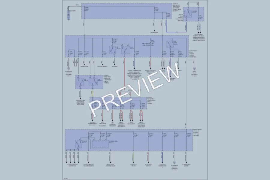2000 Toyota RAV4 Power Distribution wiring diagram preview