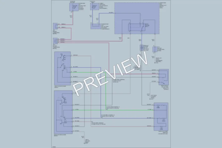 2000 Toyota Sienna Air Conditioning wiring diagram preview