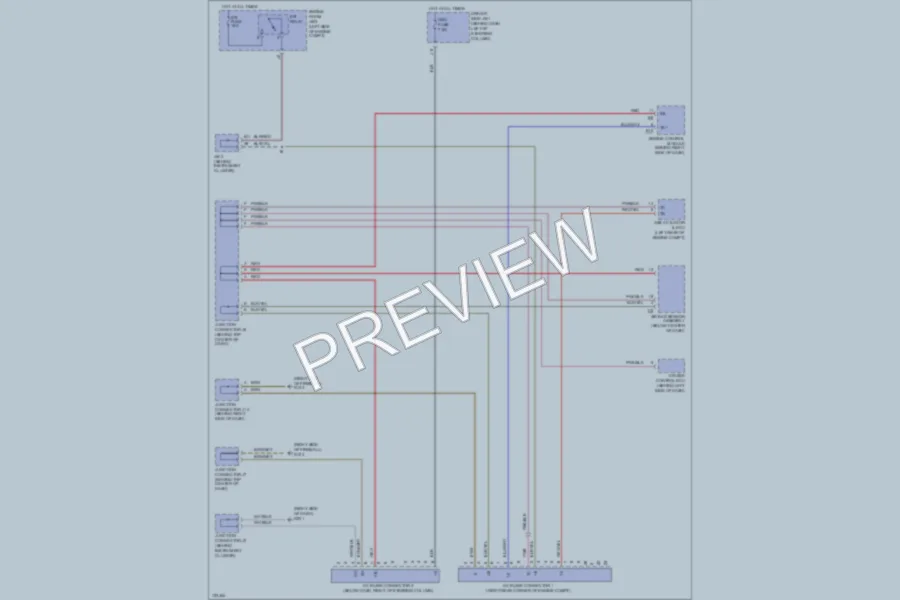 2000 Toyota Sienna Computer Data Lines wiring diagram preview