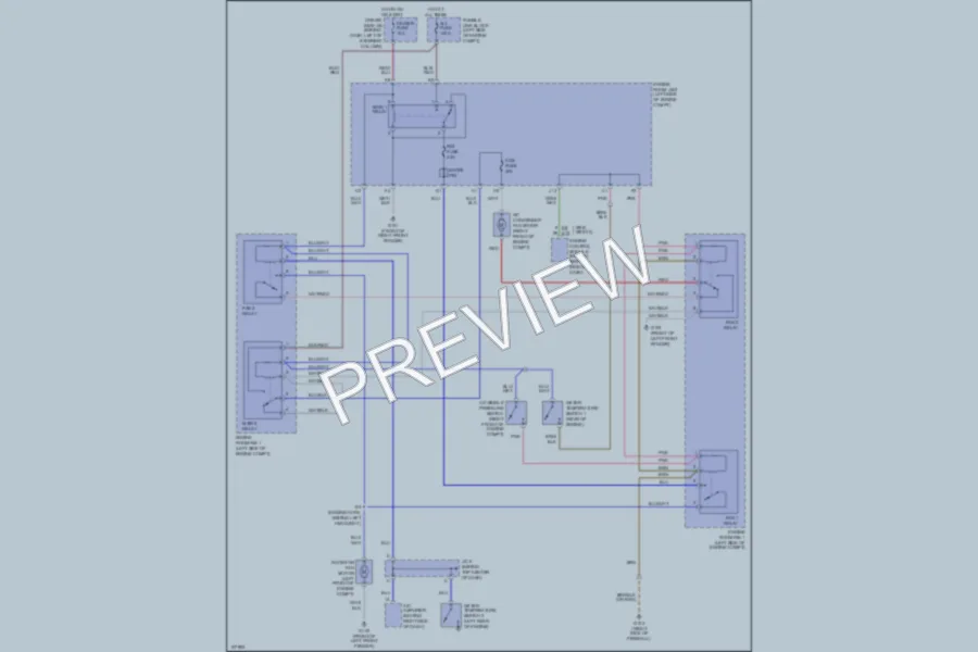 2000 Toyota Sienna Cooling Fan wiring diagram preview