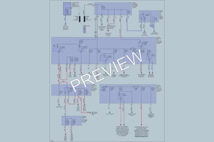2000 Toyota Solara Power Distribution wiring diagram preview