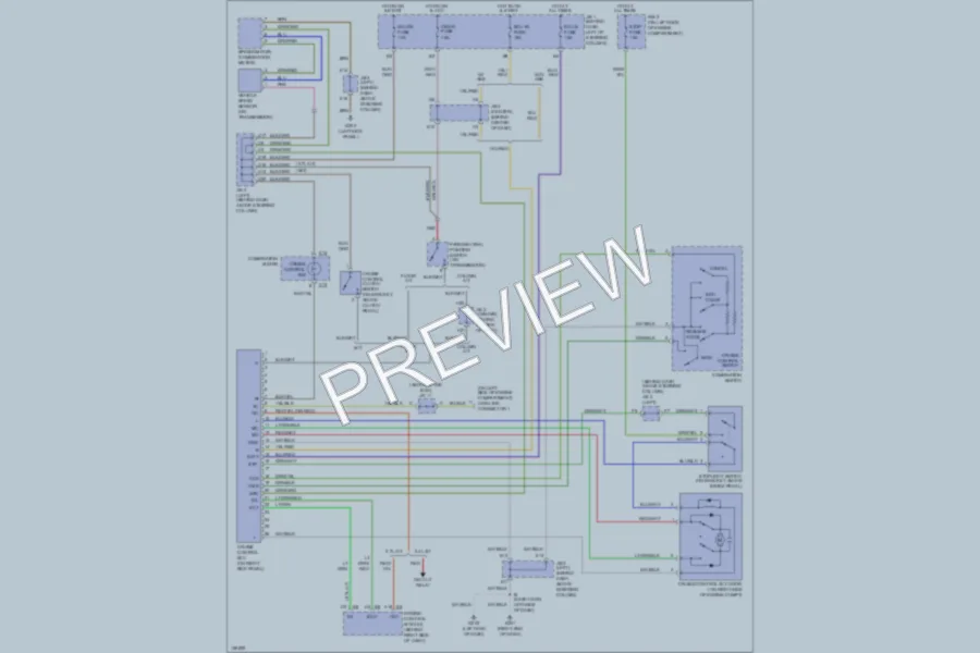 2000 Toyota Tacoma Cruise Control wiring diagram preview