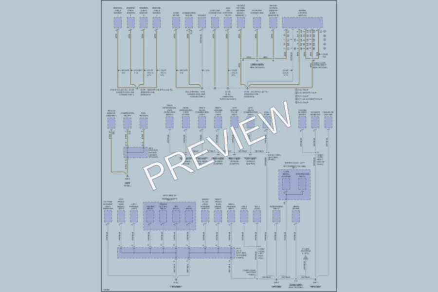 2000 Toyota Tacoma Ground Distribution wiring diagram preview
